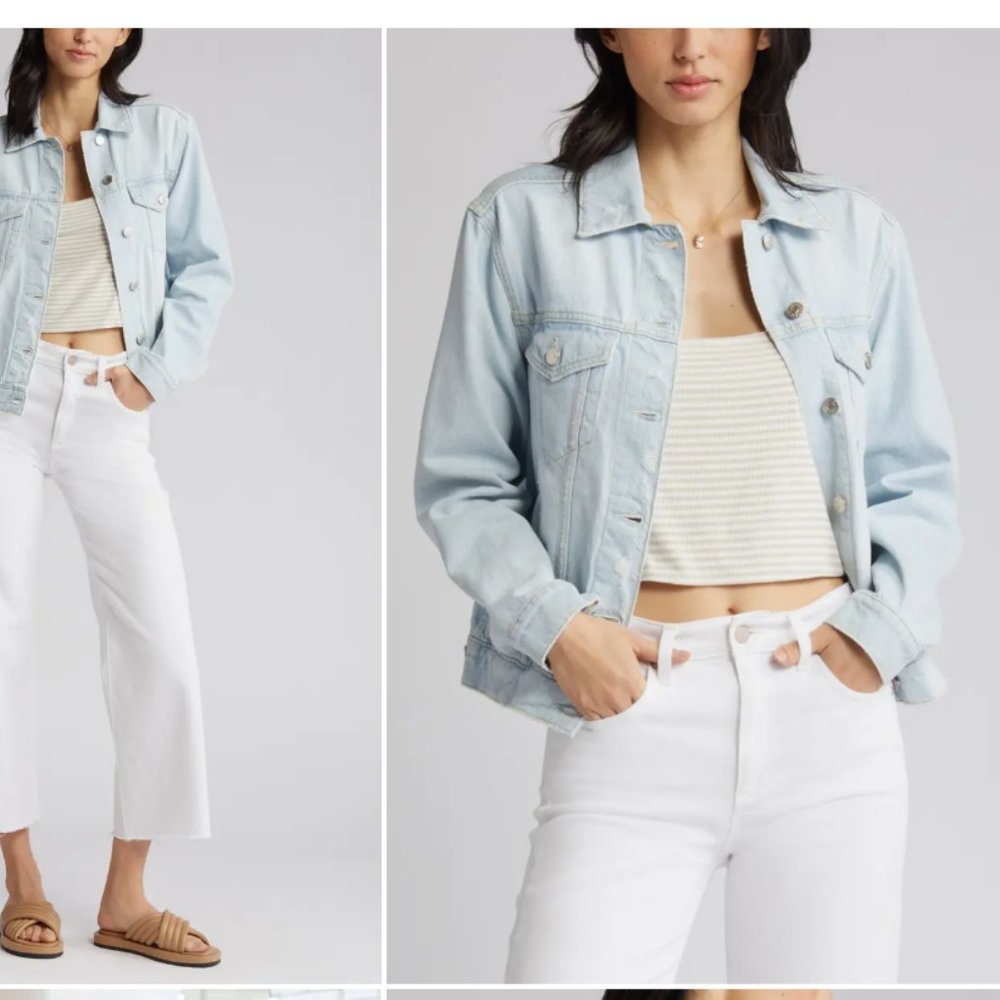 COPY - Rails The Mulholland Distressed Denim Trucker Jacket NWOT